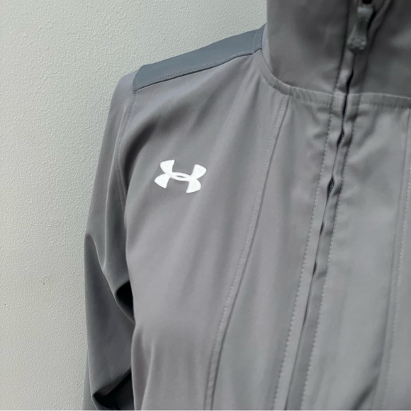 Under Armour Women's Graphite Pre-Game Woven Jacket  size XS - Picture 4 of 12